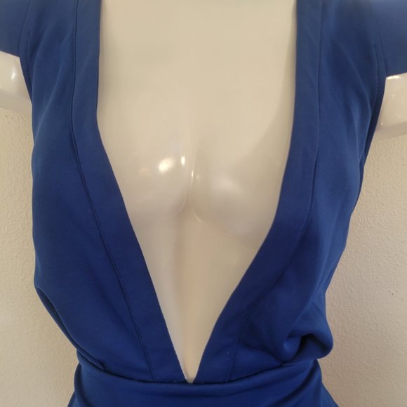 Amazing Blue Windsor Bodycon Dress - Picture 2 of 5